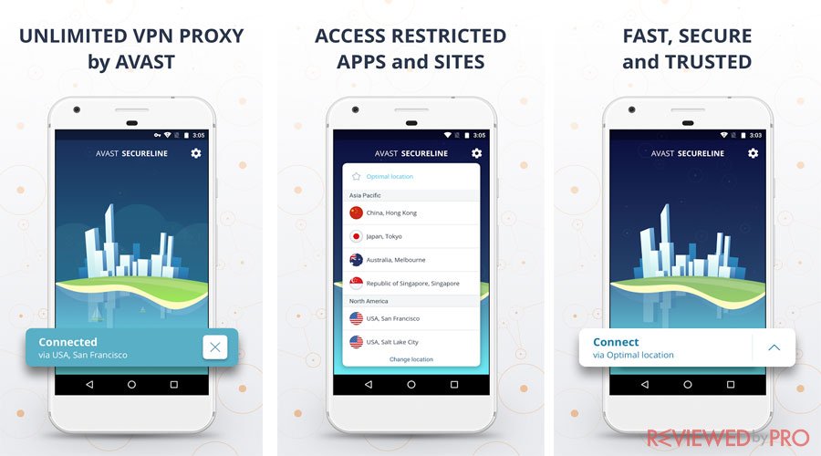 Avast SecureLine VPN Android