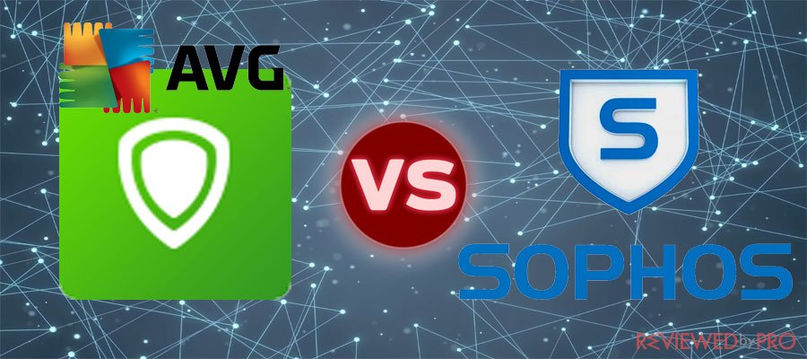 sophos vs avg free antivirus