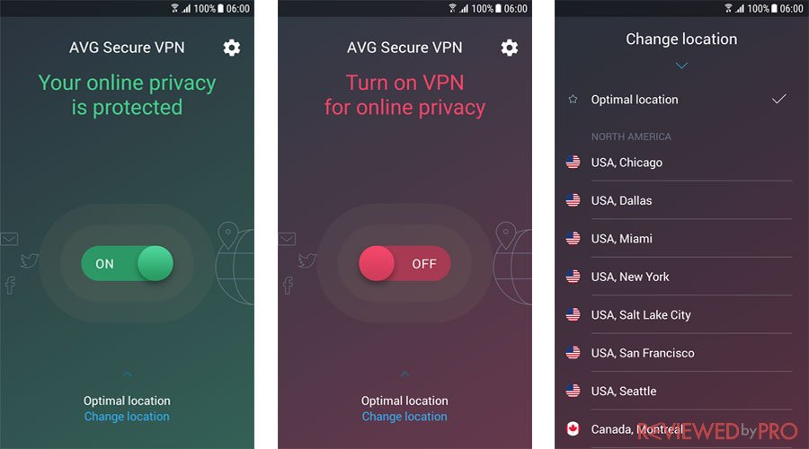 AVG Secure VPN Android