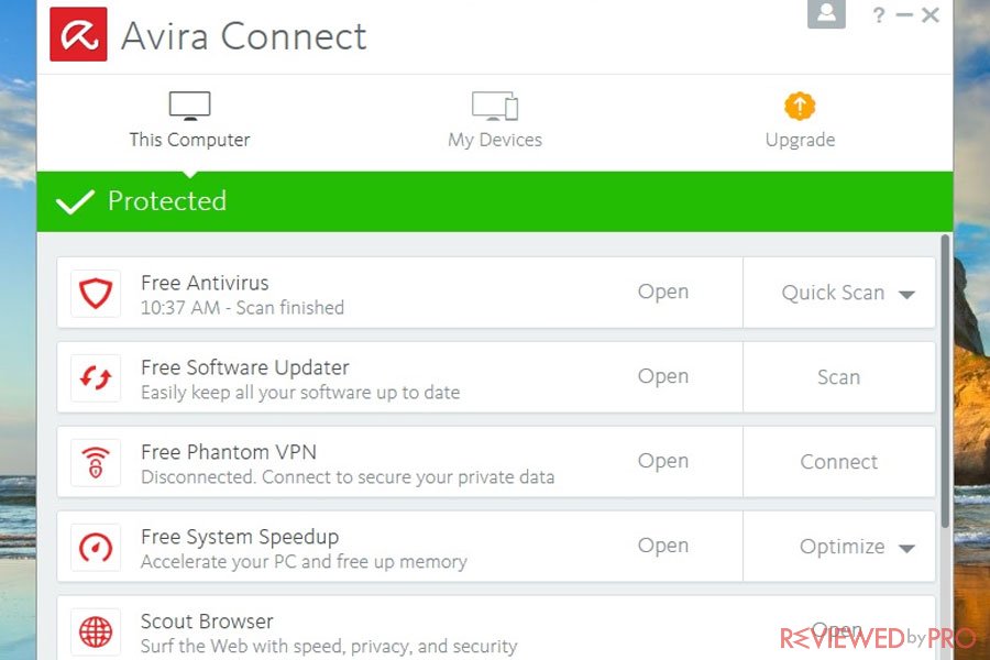 Avira Connect