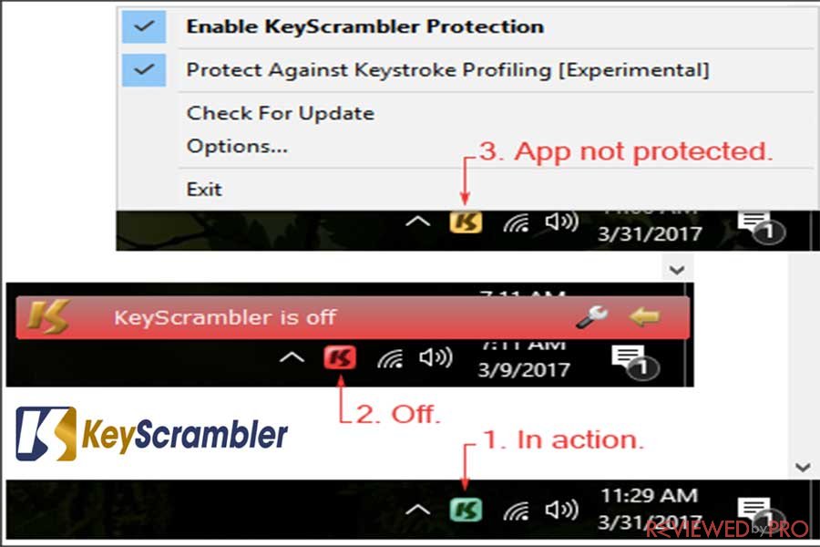 enable keyscrambler