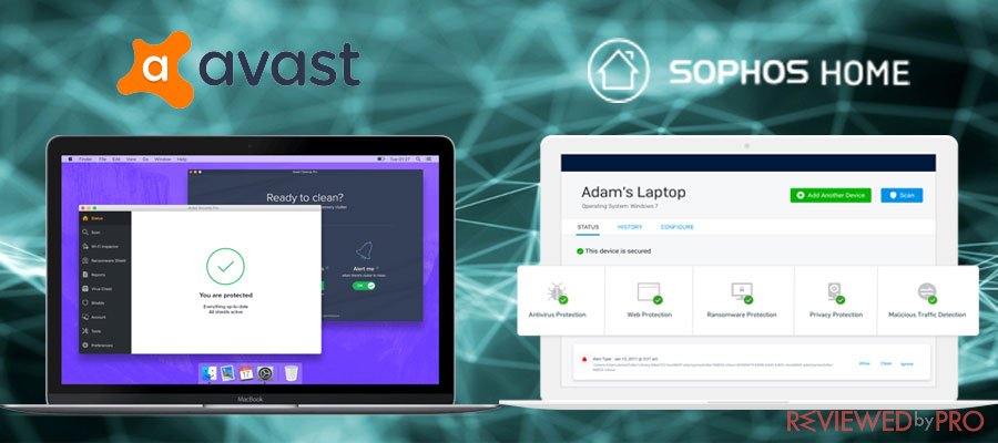 sophos versus avast for mac