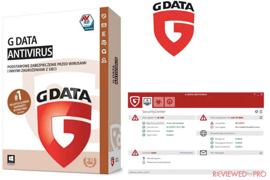 g data antivirus not working