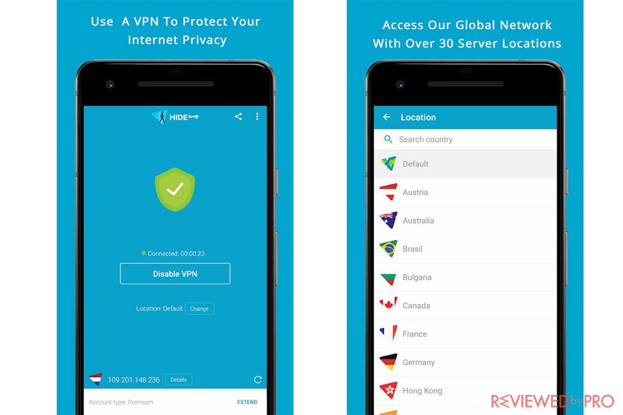 Hide.me Android VPN