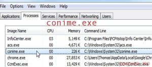 How to deal with conime.exe