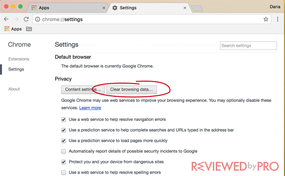 how to remove fuq.com virus-on mac chrome?