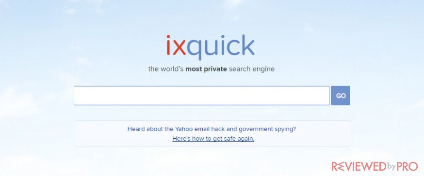 ixquick search alternative to google search