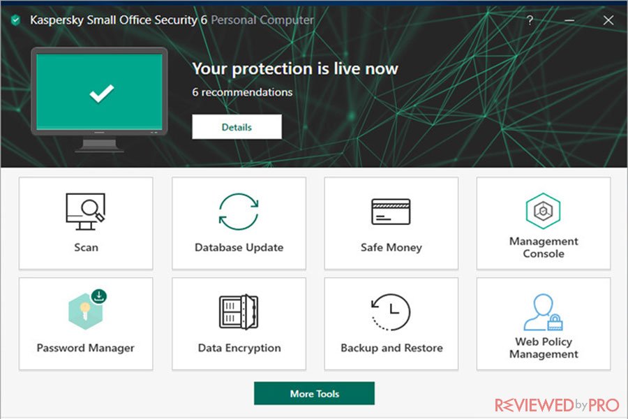 Best Small Business Antivirus 2018 Kaspersky Small Office Security