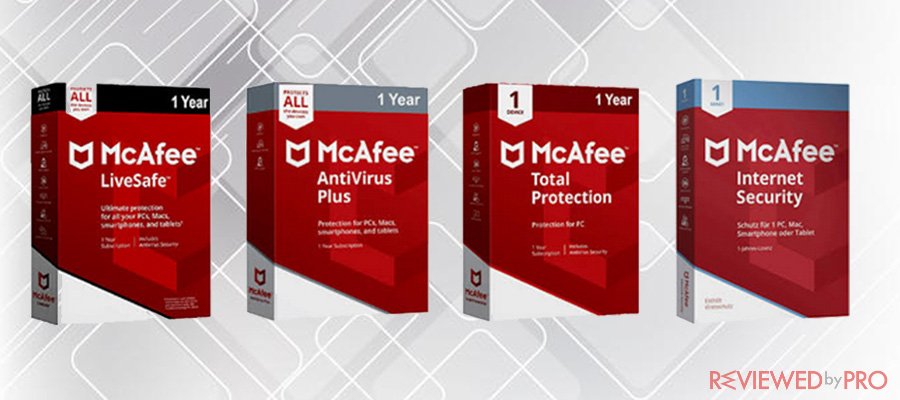 mcafee products