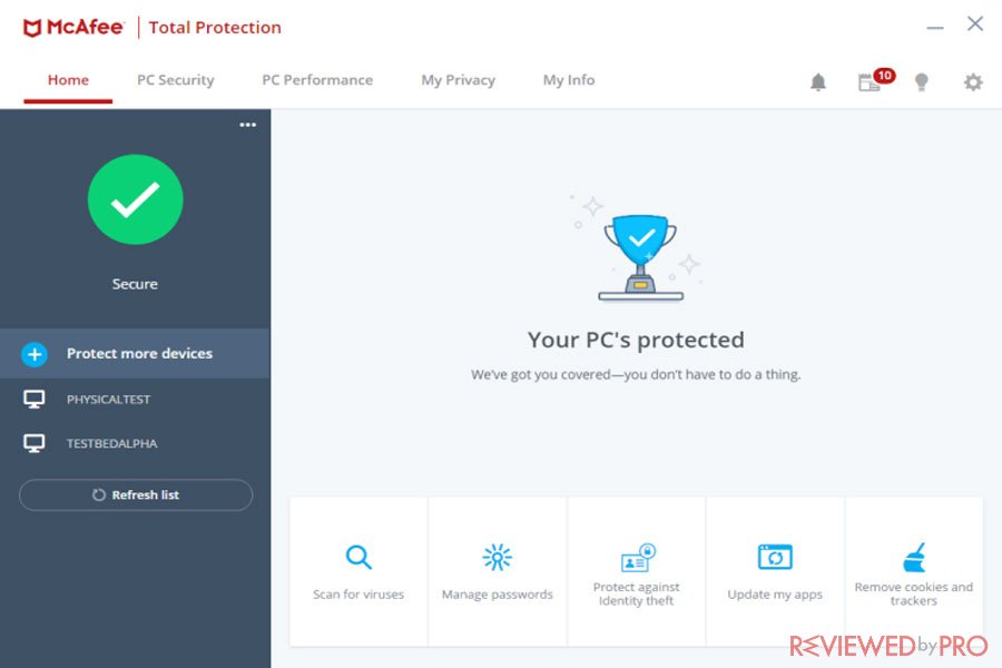 McAfee Total Protection