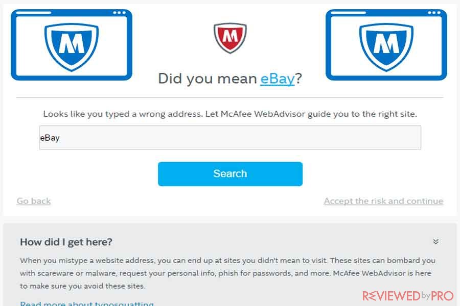 McAfee WebAdvisor