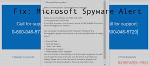 Microsoft Spyware Alert