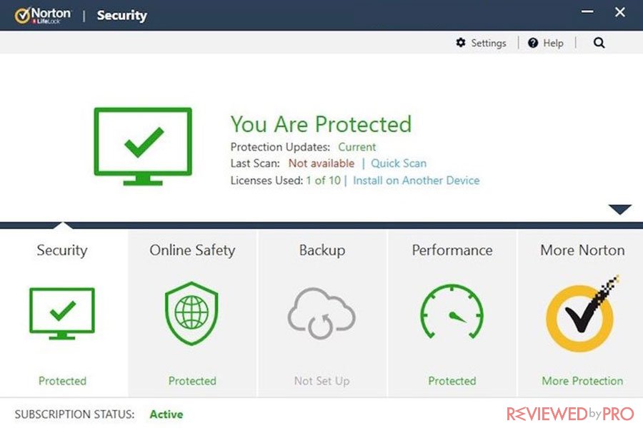 Norton Security Active