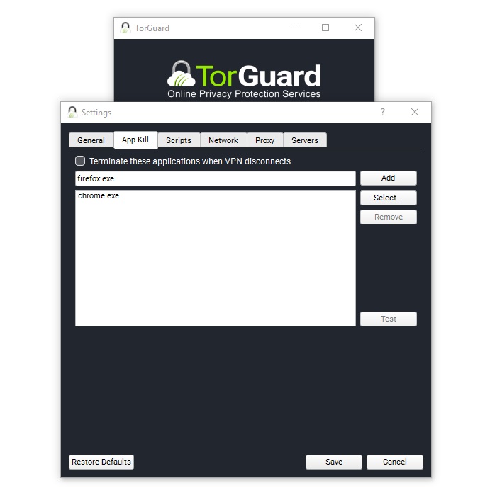 Torguard VPN Kill Switch