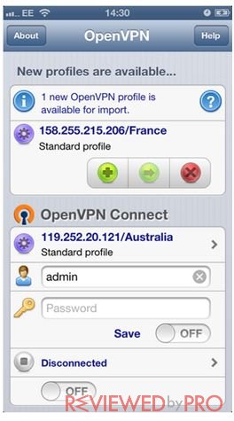 VPNArea iOS