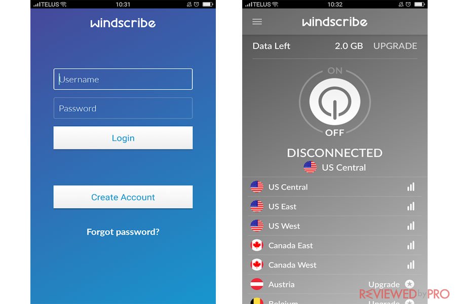 Windscribe VPN for Android