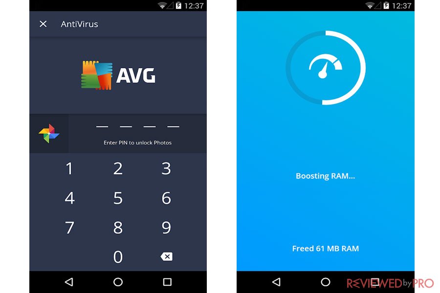 does avg antivirus work on android