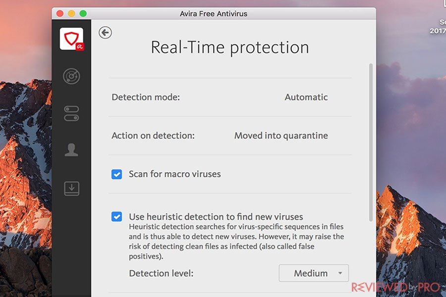 Avira Real Time Protection for Mac