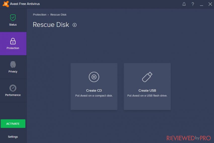 avast resuce disk for mac