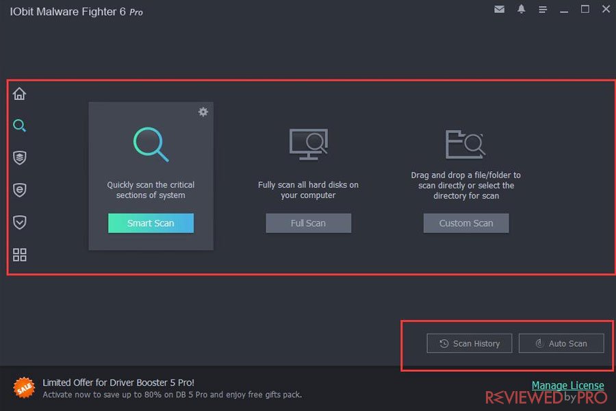 IObit Malware Fighter 6 Pro scan