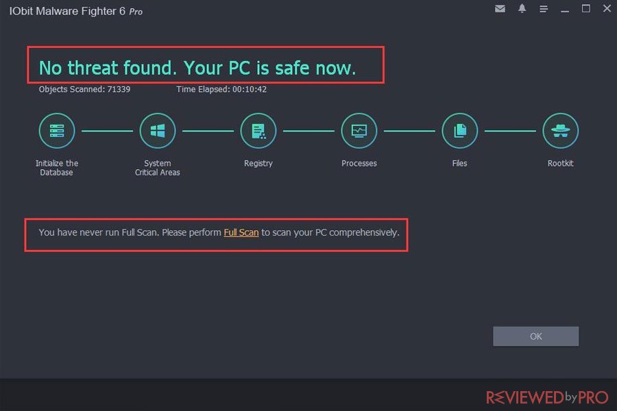 IObit Malware Fighter Safe PC