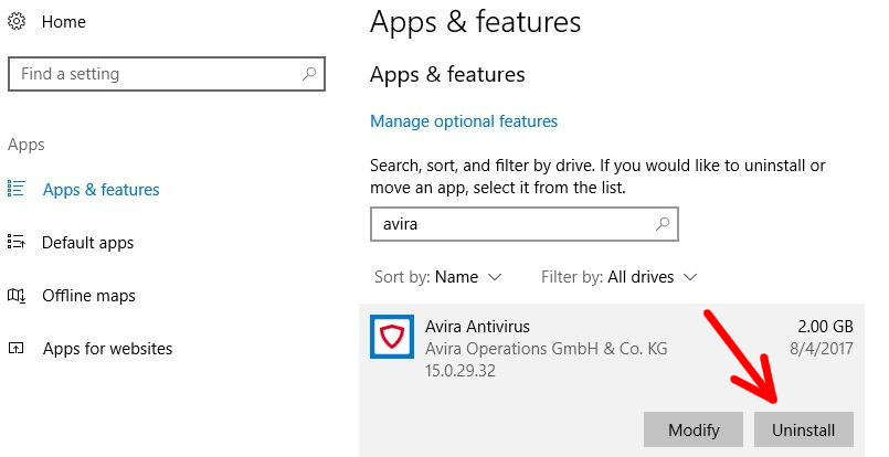 avira uninstall tool free download