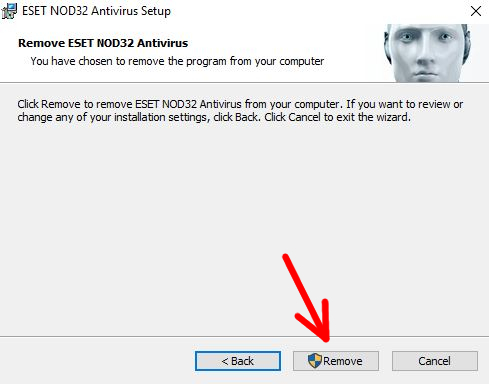 nod32 uninstaller
